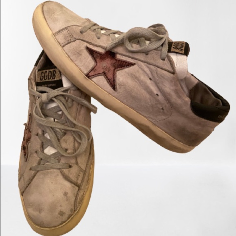 Golden Goose Superstar Mixed Leather Sneakers
